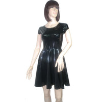Lovely Latex Skater Dress