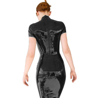 Gripping Latex Bodycon Dress