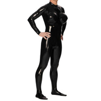 Inflatable Bust Latex Suit