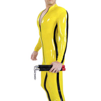 Striped One Piece Catsuit