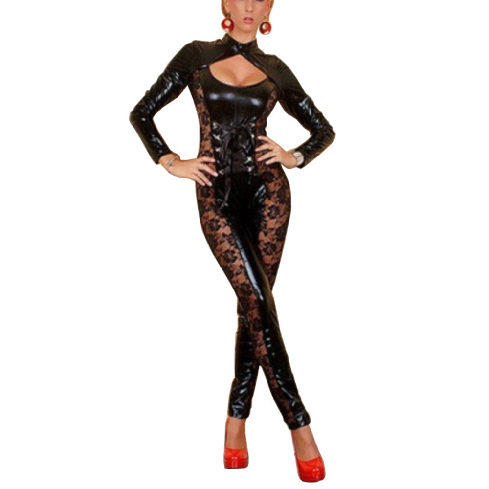 Black Vinyl Dominatrix Attire – Laidtex