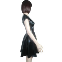 Lovely Latex Skater Dress