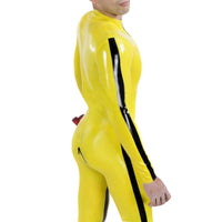 Striped One Piece Catsuit