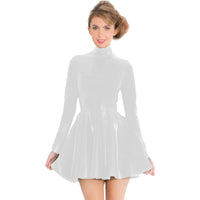 Flirty Short PVC Skater Dress