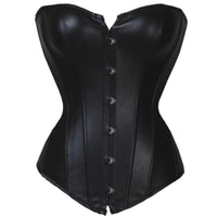 Glamourous Faux Leather Corset Top