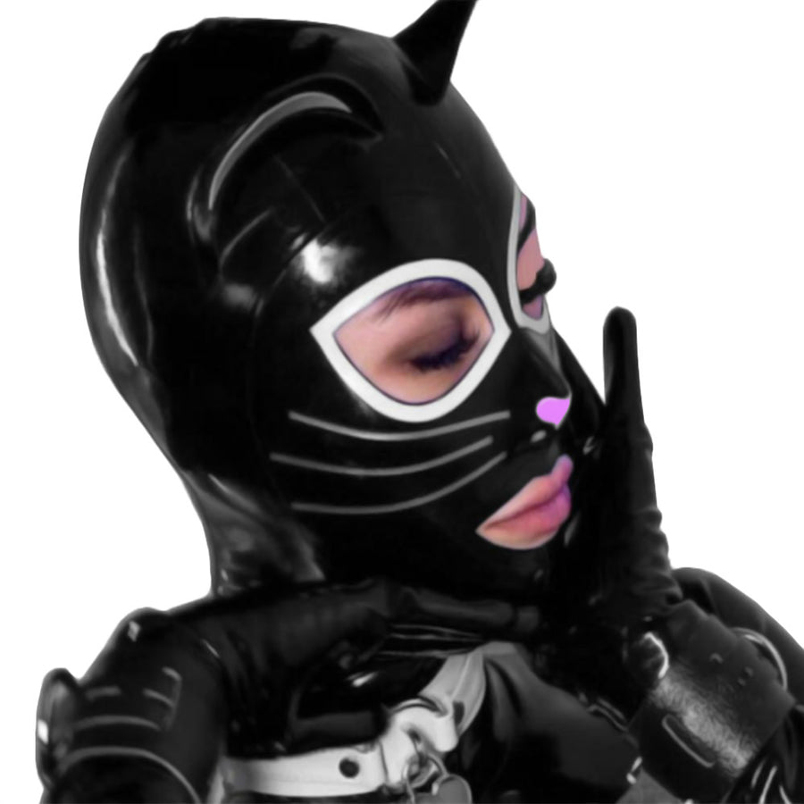 Purrfect Latex Catwoman Mask