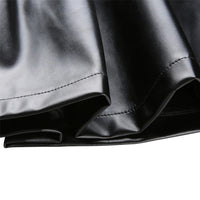 Corseted PVC Skater Skirt