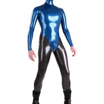 Men's Shiny Latex Bodysuit
