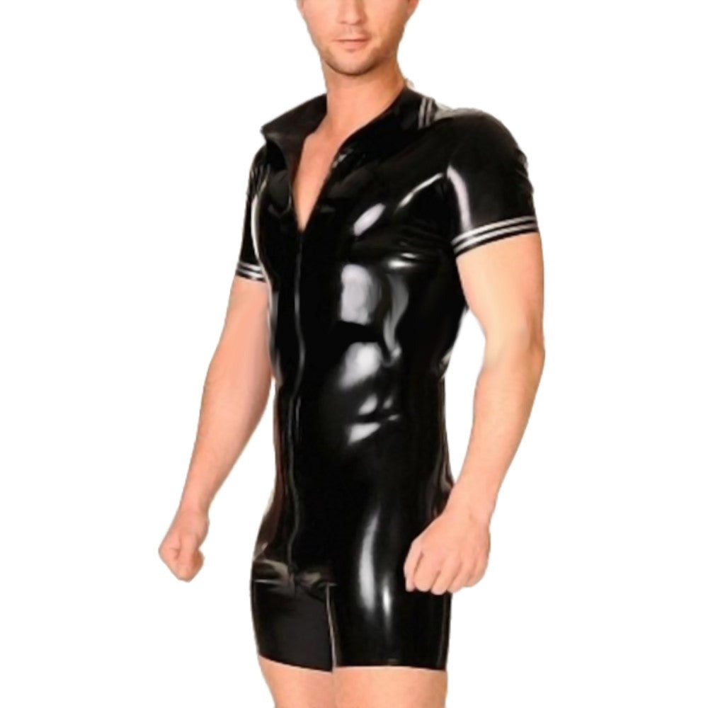 One Piece Men's Rubber Catsuit