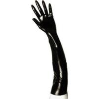 Bold Black Latex Gloves