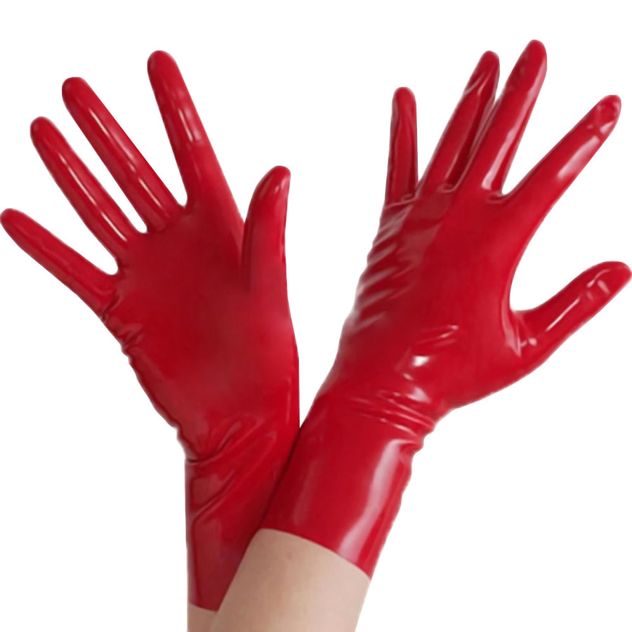 Rousing Red Latex Gloves