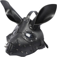 Rabbit Fetish Gas Mask Hood