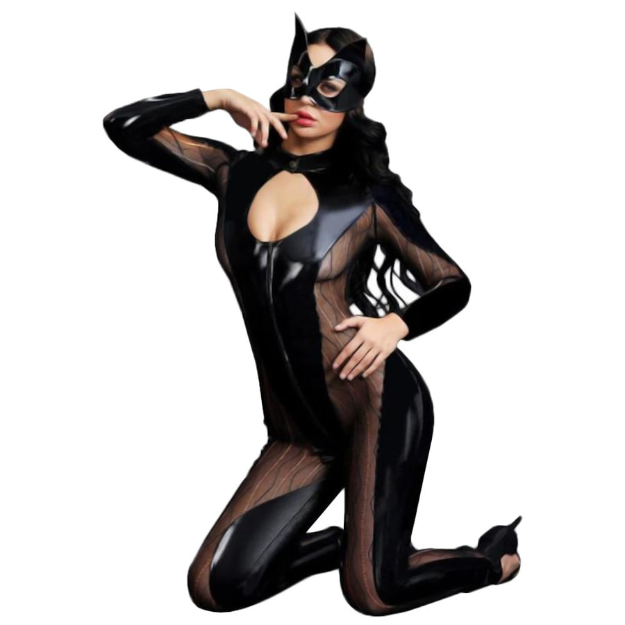 Playful Catwoman Halloween Costume