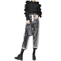 Fashionable Clear Leggings Vinyl Pants