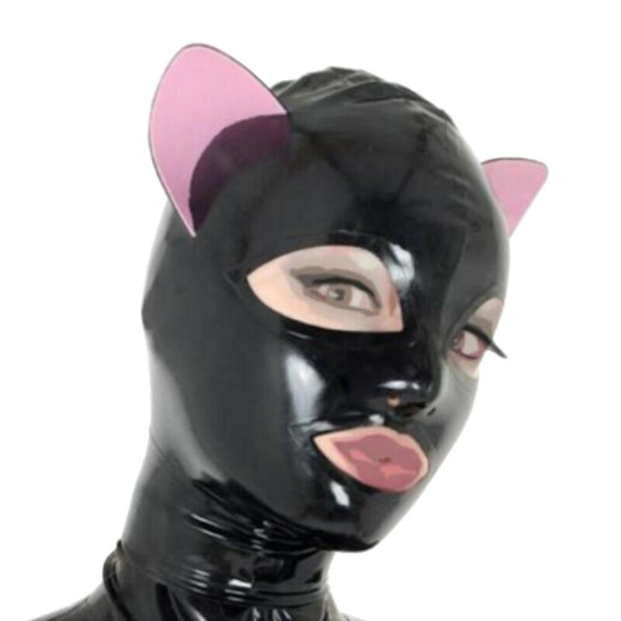 Latex Catwoman Suit Hood