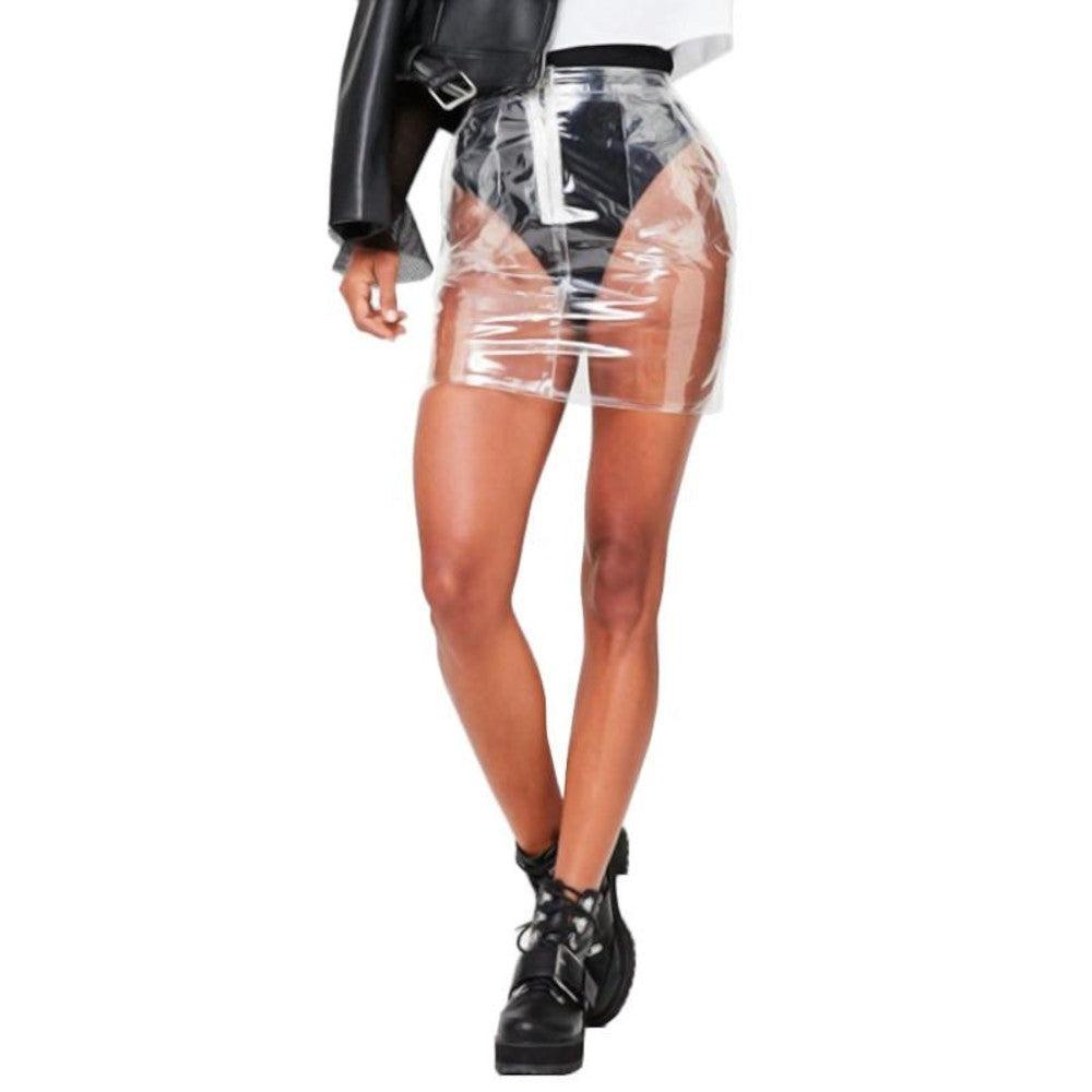 Revealing Clear PVC Skirt