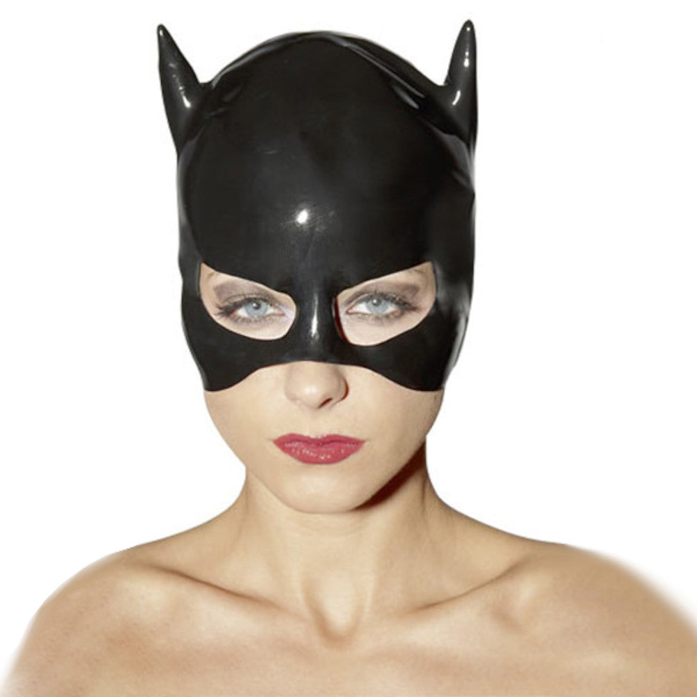 Captivating Latex Catwoman Mask