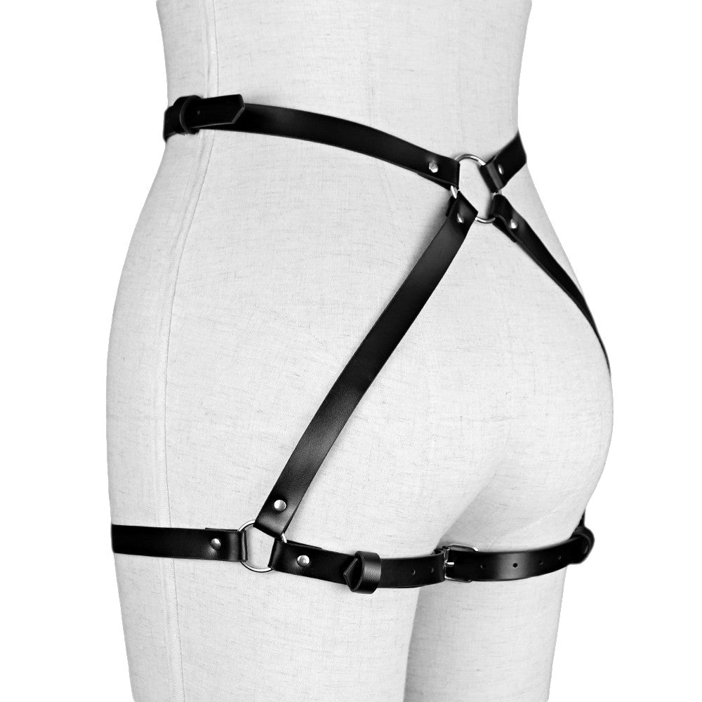 PU Leather Thigh Restraints