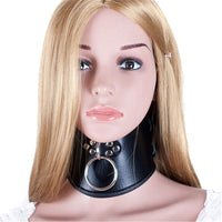 Black PU Leather Posture Collar