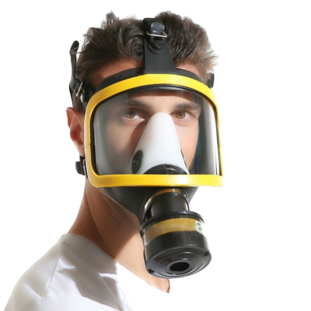 Clear Visor Rubber Gas Mask