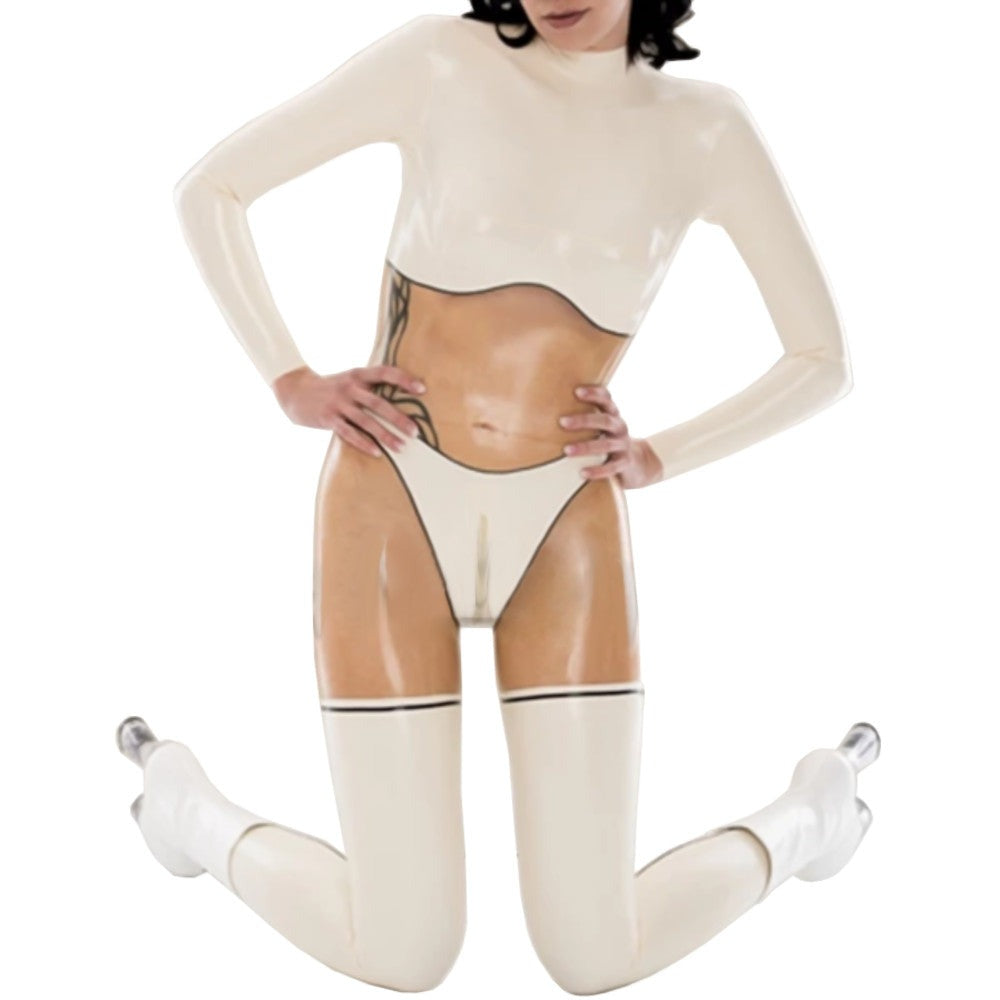 Tight Transparent Latex Catsuit