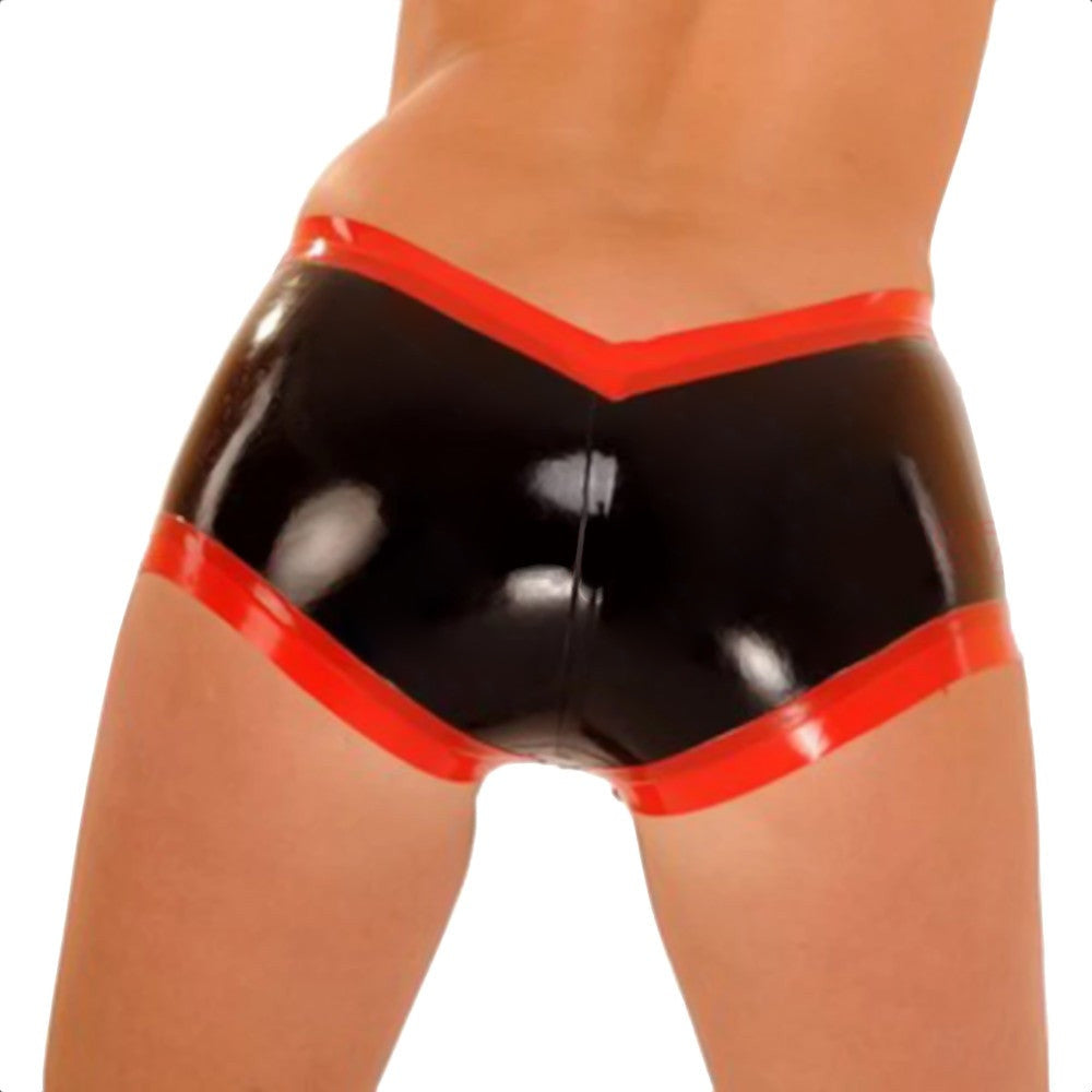 Women's Boy Brief Latex Underwear