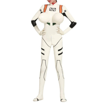White Inflatable Rubber Suit