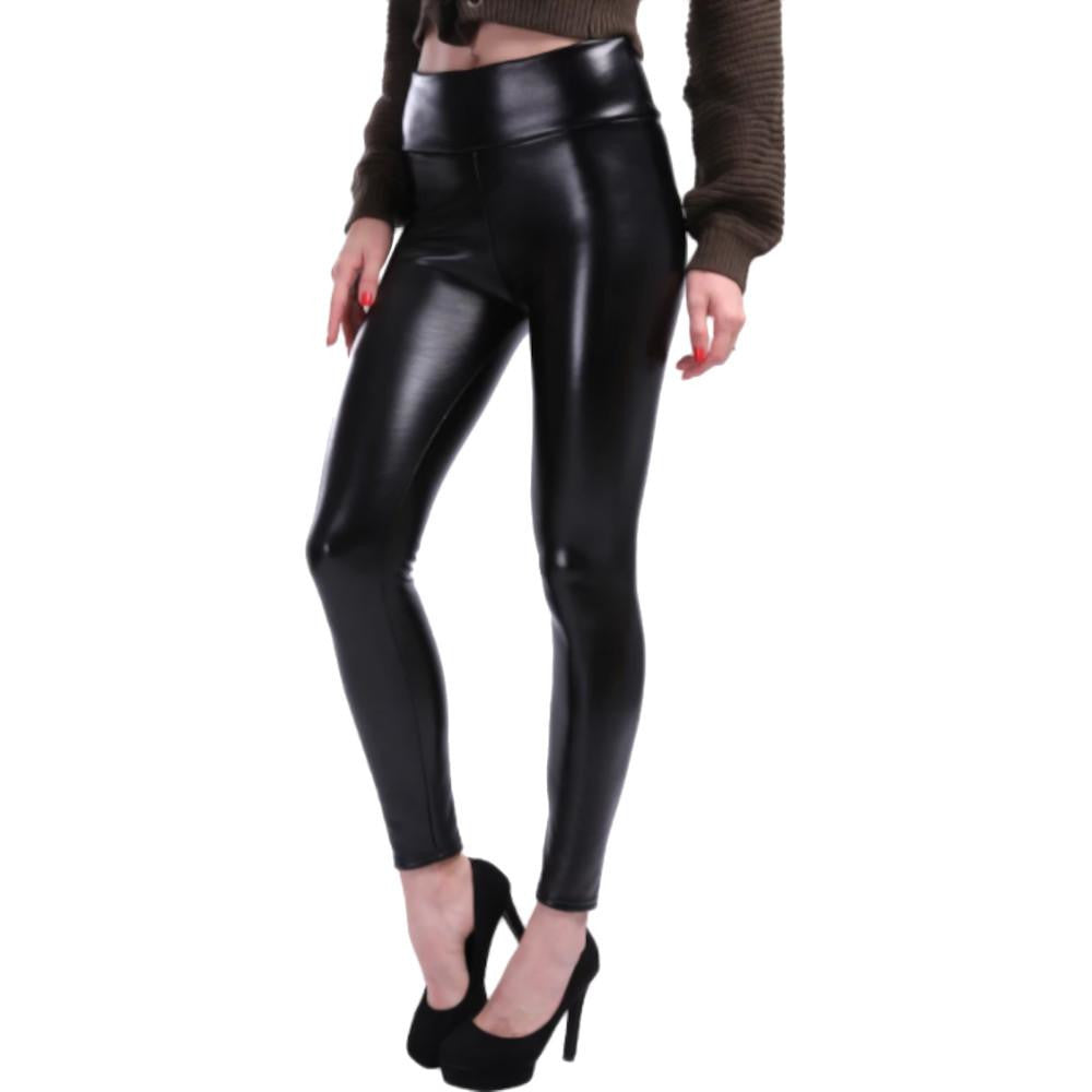 Tight Pants Black PVC Leggings