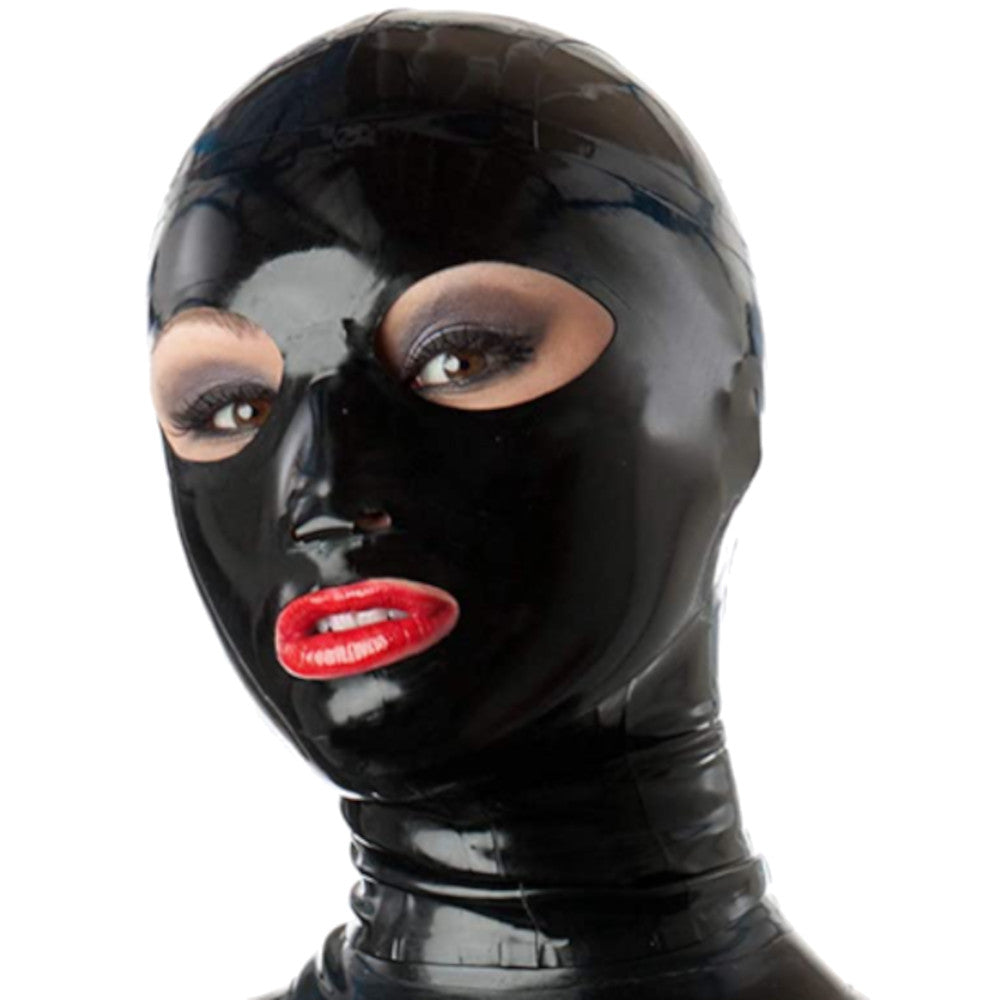 Rubber Hooded Fetish Mask