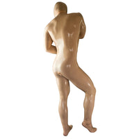 Full Body Nude Rubber Catsuit