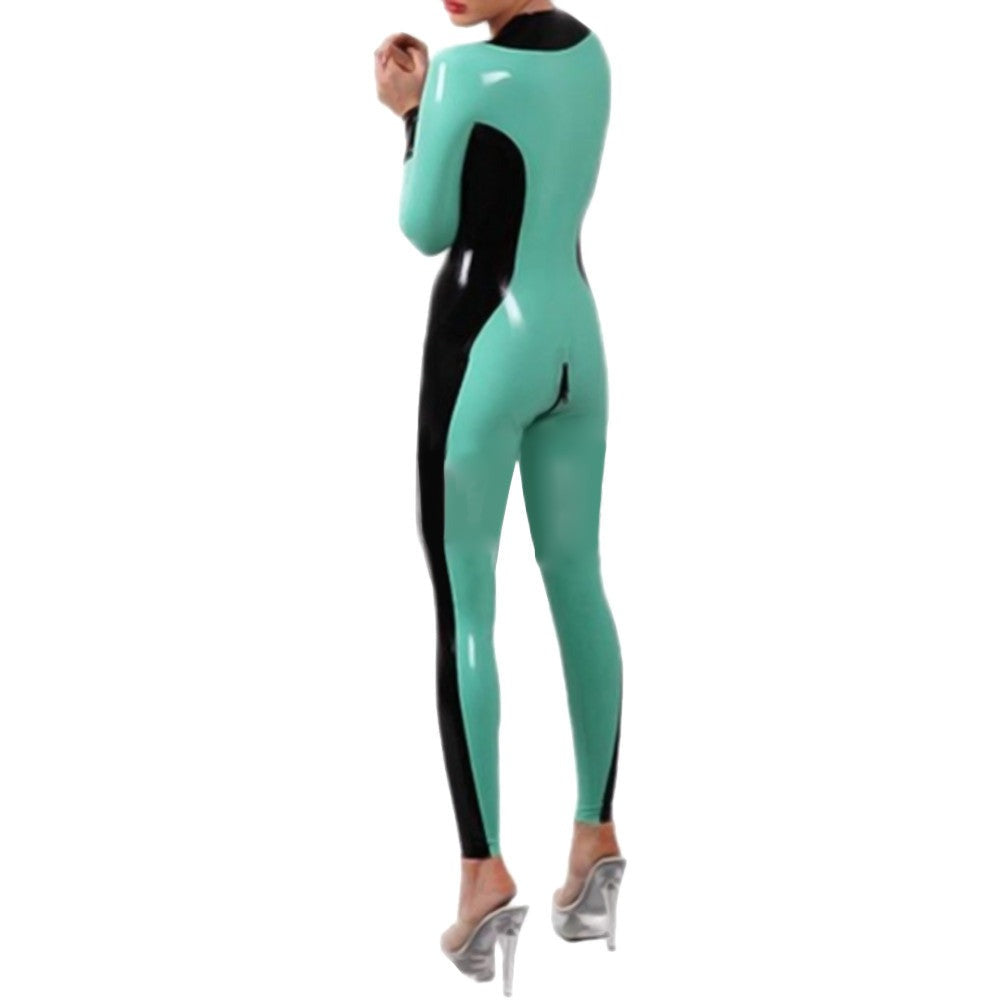 Curvaceous Full Body Rubber Catsuit