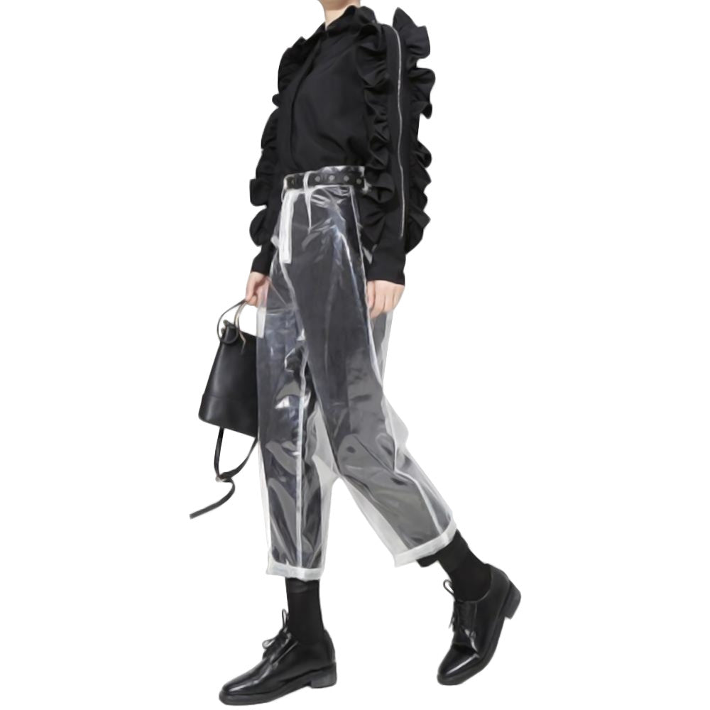 Fashionable Clear Leggings Vinyl Pants