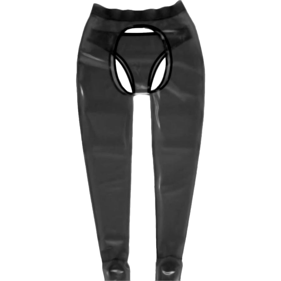 Cute Leggings Crotchless Trousers