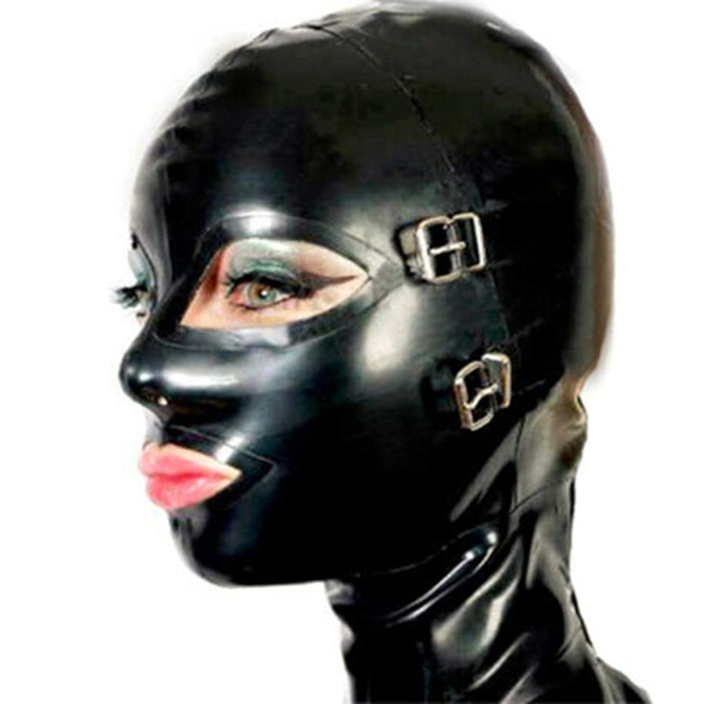 Submissive Latex Bondage Hood