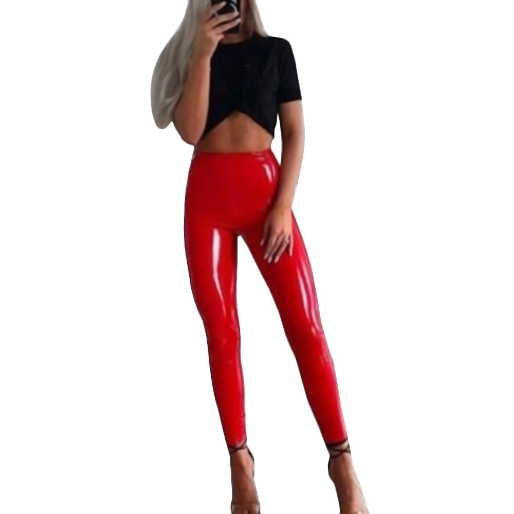 Pastel Women's Leggings PVC Pants