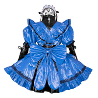 Blue Bashful Latex Doll Suit