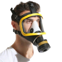 Clear Visor Rubber Gas Mask