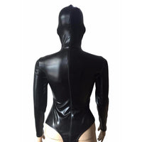 Black PU Leather Suit