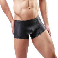 Sleek PVC Boxer Shorts