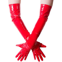 Hot Latex Opera Gloves