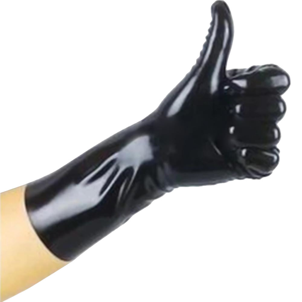 Bodacious Black Rubber Gloves