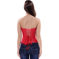 Red Valentine Vinyl Corset