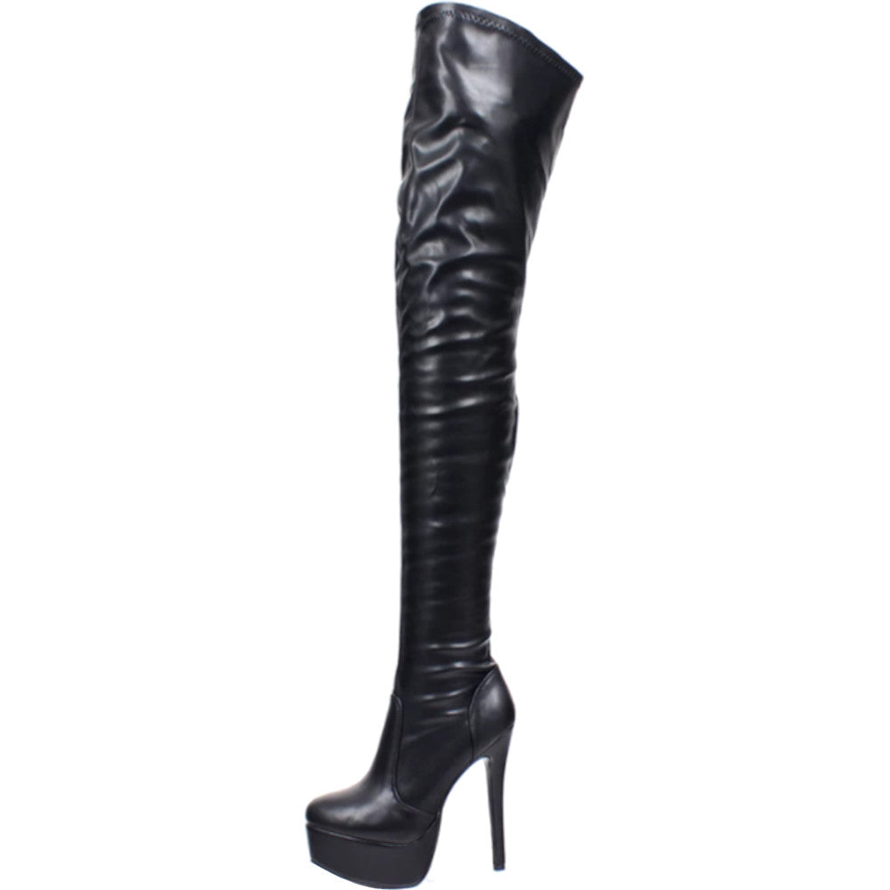 Daring Dominatrix Faux Leather Shoes