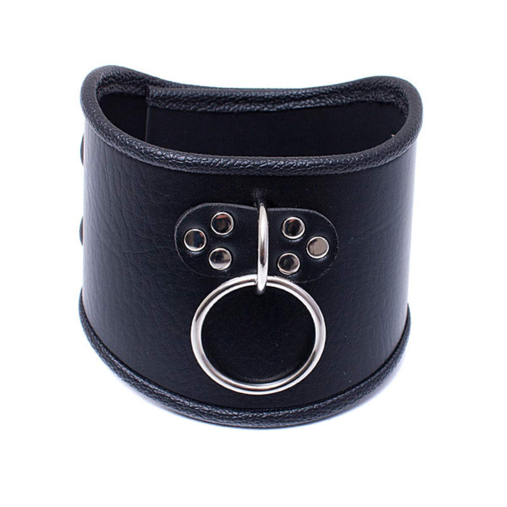Black PU Leather Posture Collar