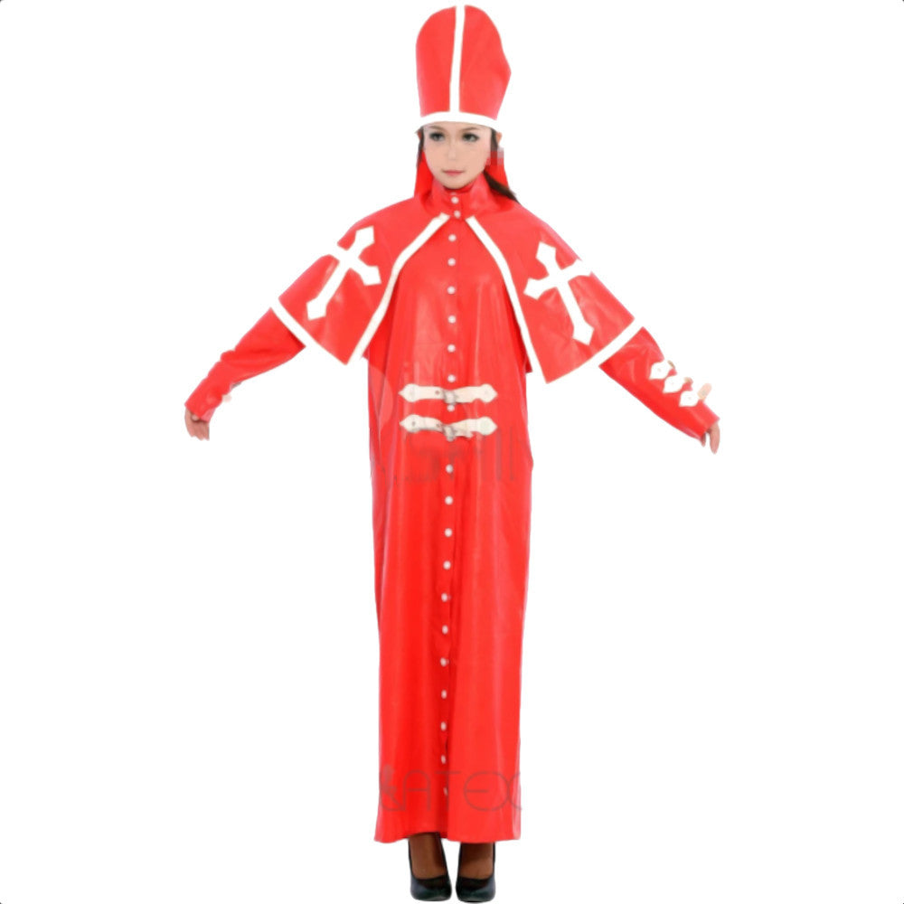 Modest Latex Nun Costume