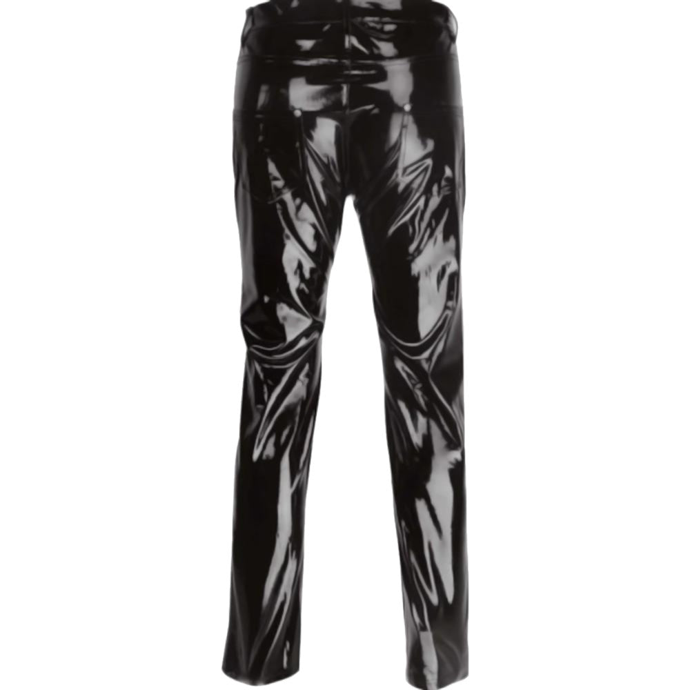 Zippered Men's PVC Pants