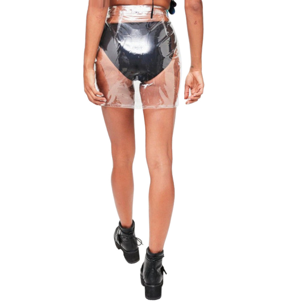 Revealing Clear PVC Skirt