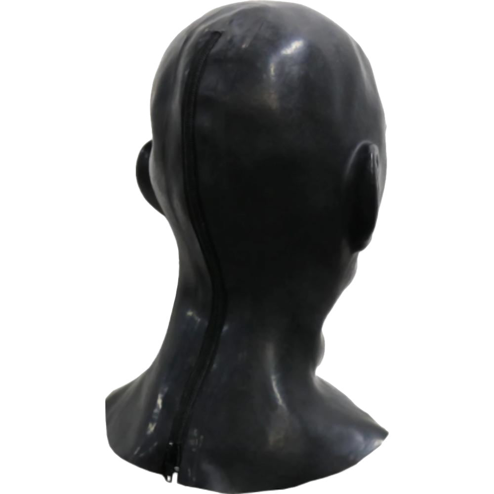 Rubber Breathplay Hood Mask with Tubes