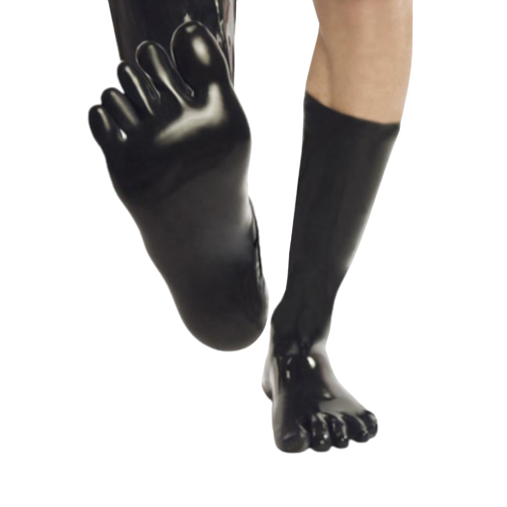 Shiny Rubber Socks Stockings