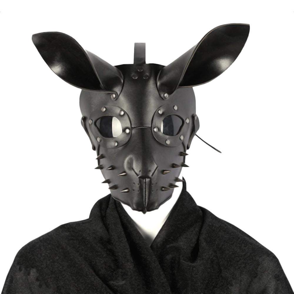 Rabbit Fetish Gas Mask Hood